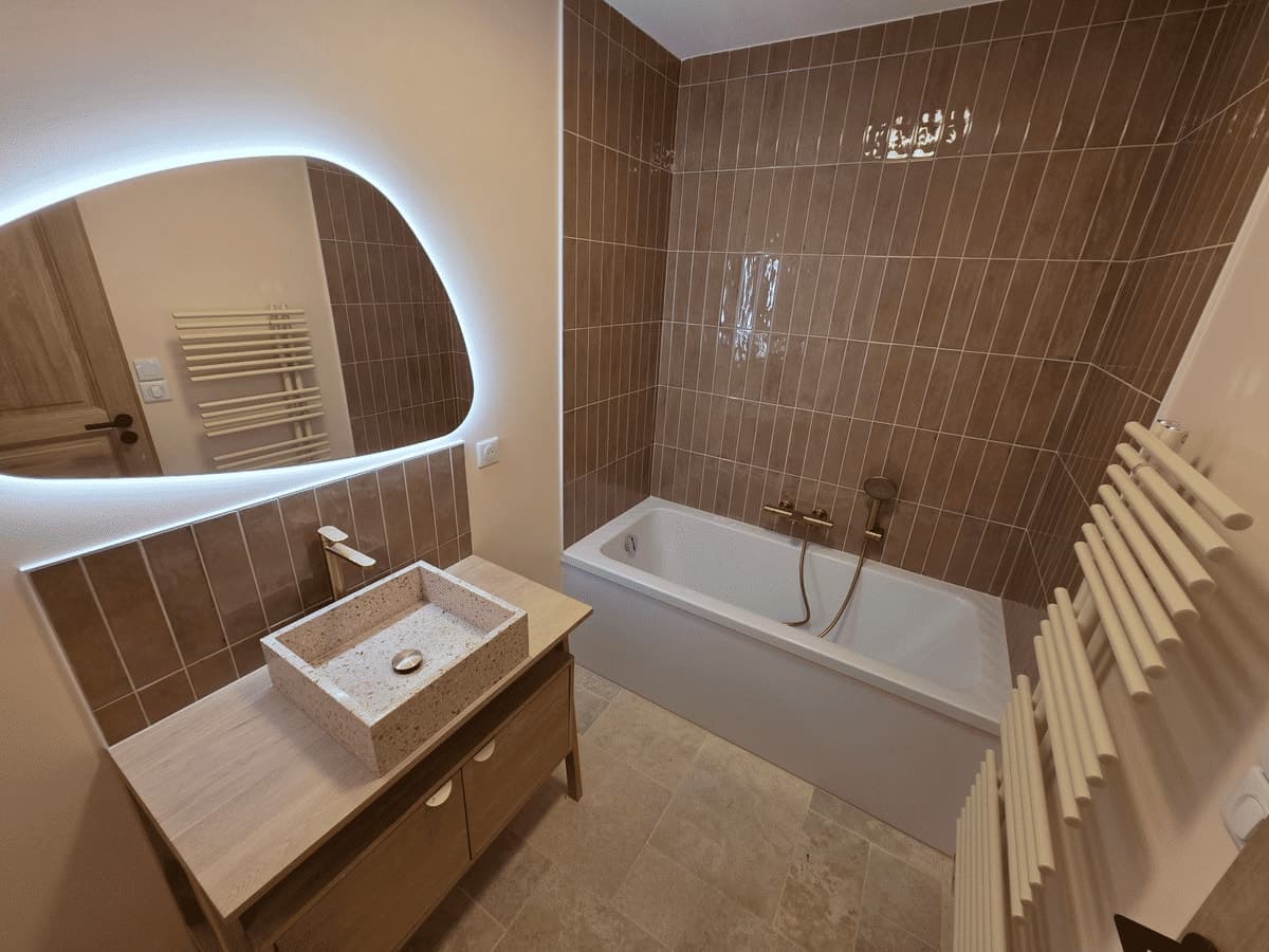 Meuble vasque & miroir