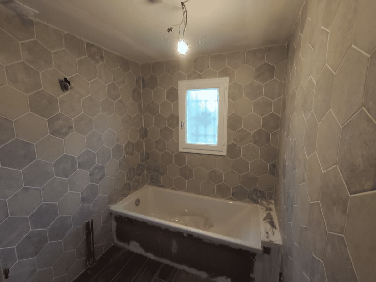 Douche minérale